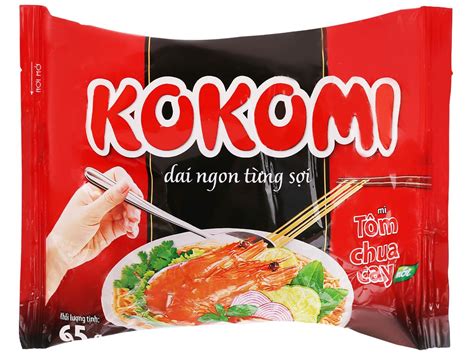 1 gói mì kokomi bao nhiêu calo
